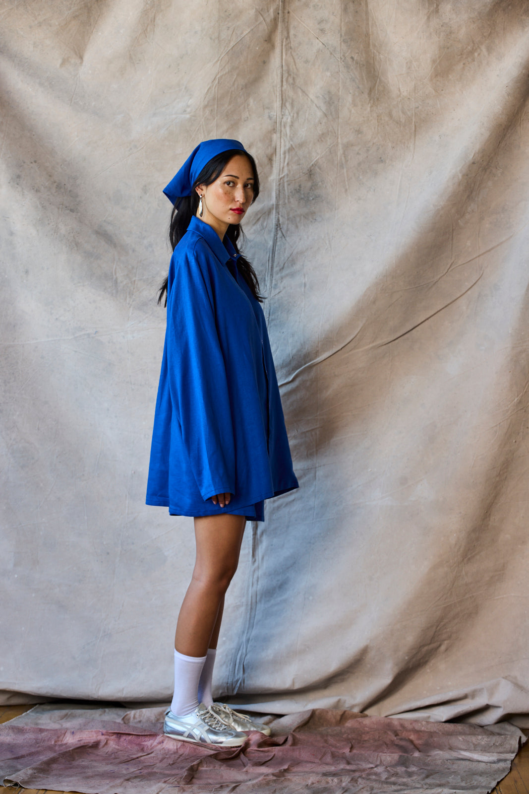 Chemise à pression unisexe - Lapis