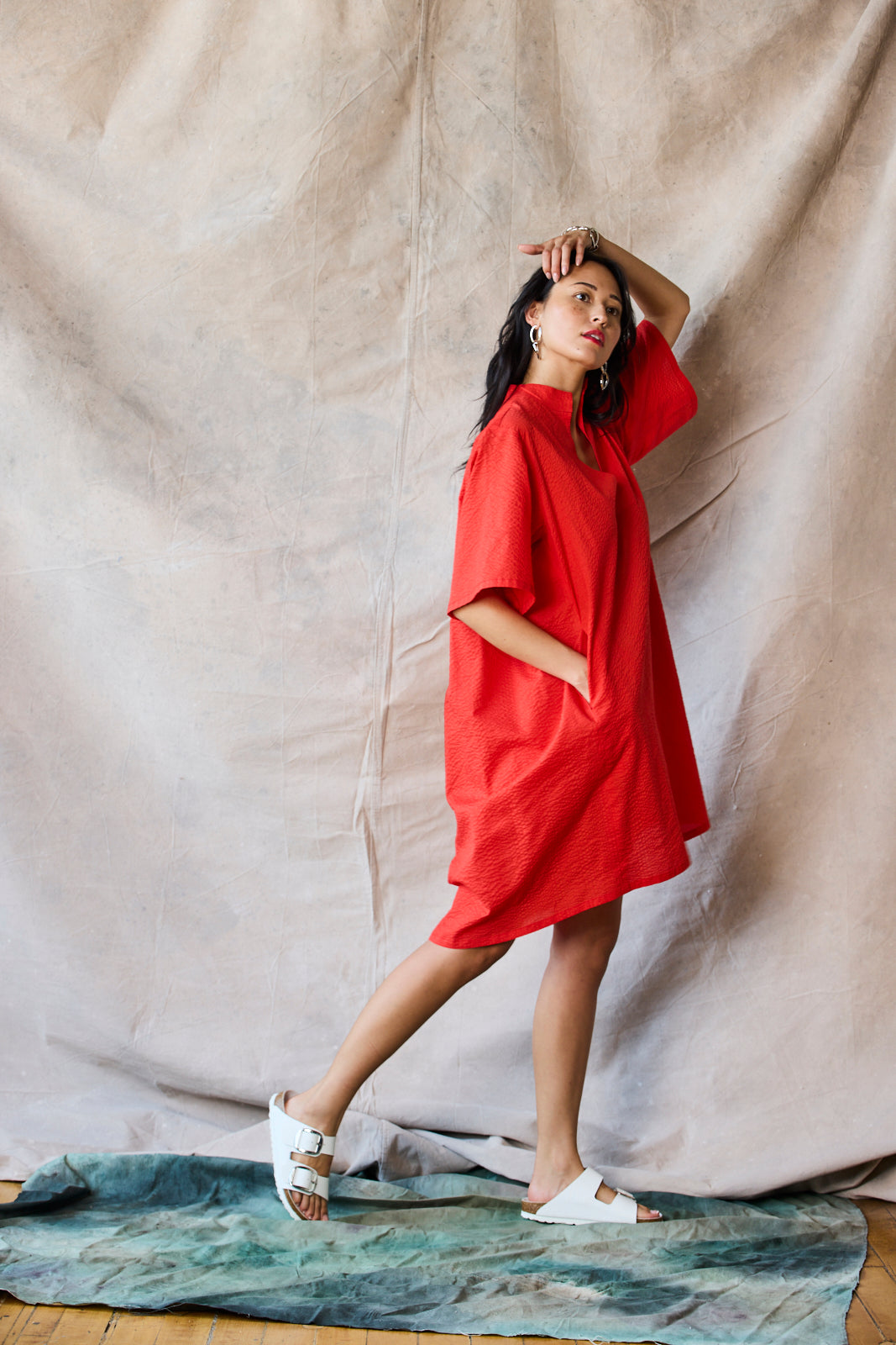 Collared Pullover Dress - Oat