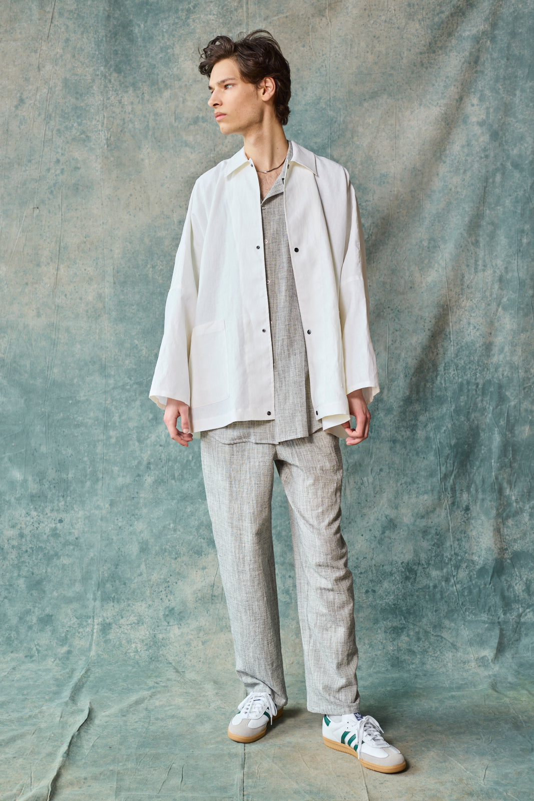Oversized Shirt Jacket - Paper