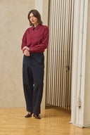 Barrel Trouser - Midnight Blue