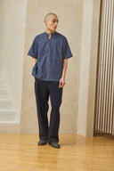 Fisherman T-Shirt - Indigo Twill