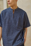 Fisherman T-Shirt - Indigo Twill