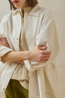 Oversized Shirt Jacket - Salt Preorder