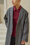 Relaxed Overcoat - Grey Mix Preorder