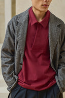 Relaxed Overcoat - Grey Mix Preorder