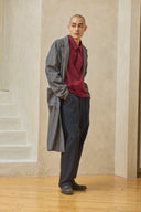 Relaxed Overcoat - Grey Mix Preorder