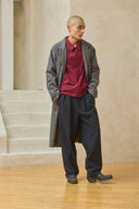 Relaxed Overcoat - Grey Mix Preorder