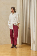 Pantalon à cordon de serrage - Canneberge