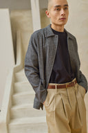 Pleated Trouser - Sand