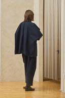 Oversized Shirt Jacket - Midnight Blue Pre-order