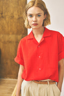 Camp Collar Shirt - Tomato