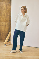 Work Trouser - Navy Oxford