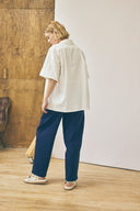 Lapped Collar Shirt - Salt