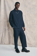 Chemise de travail - Bleu mélangé