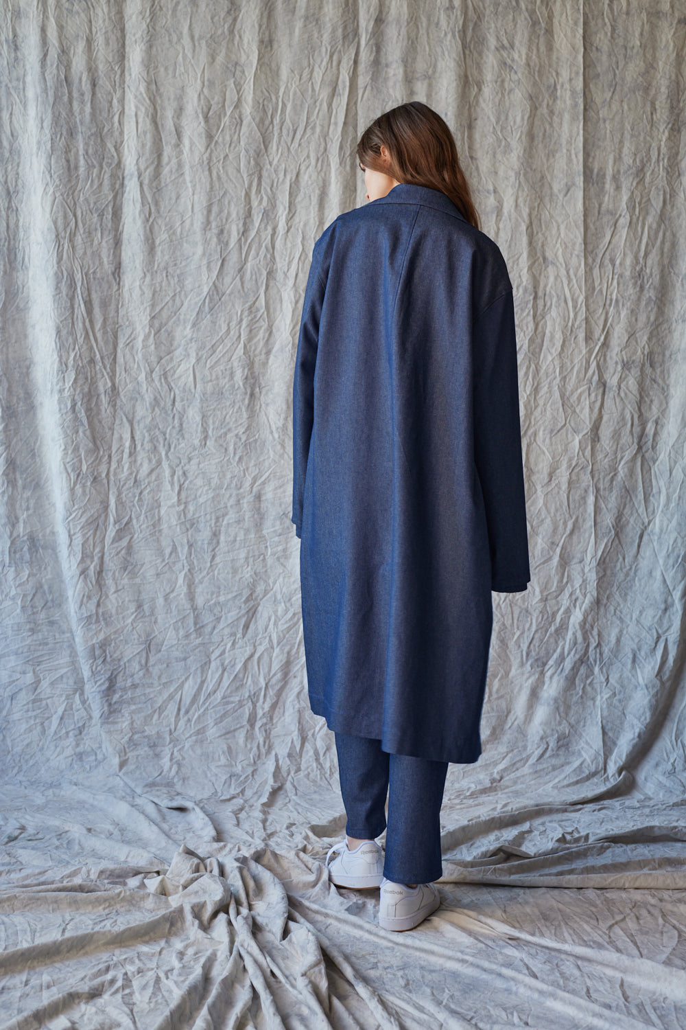 Manteau en denim bio