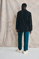 Unisex Snap Shirt - Muted Black