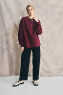 Sweat-shirt ras du cou unisexe en coton biologique