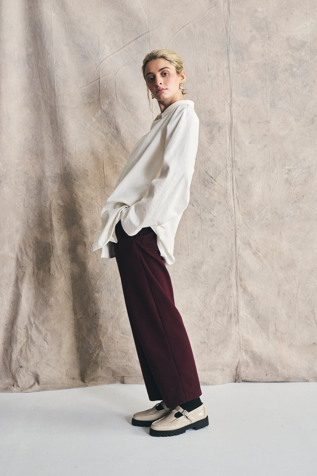 Unisex Snap Shirt - Parchment