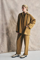Oversized Shirt Jacket - Wheat