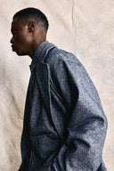 リラックスオーバーコート - ミックスグレー