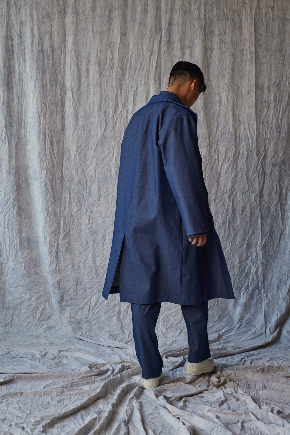 Manteau en denim bio