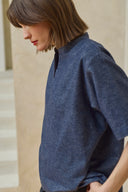 Fisherman T-Shirt - Indigo Twill