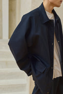 Raglan Work Jacket - Midnight Blue