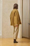 Oversized Shirt Jacket - Wheat Pre-order