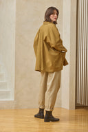 Oversized Shirt Jacket - Wheat Pre-order