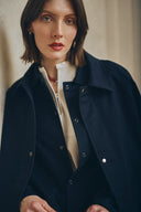 Oversized Shirt Jacket - Midnight Blue Pre-order