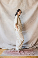 Pantalon à cordon de serrage - Tomate