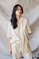 Pantalon à cordon de serrage - Tomate