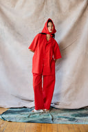 Chemise slim à col camp - Avoine