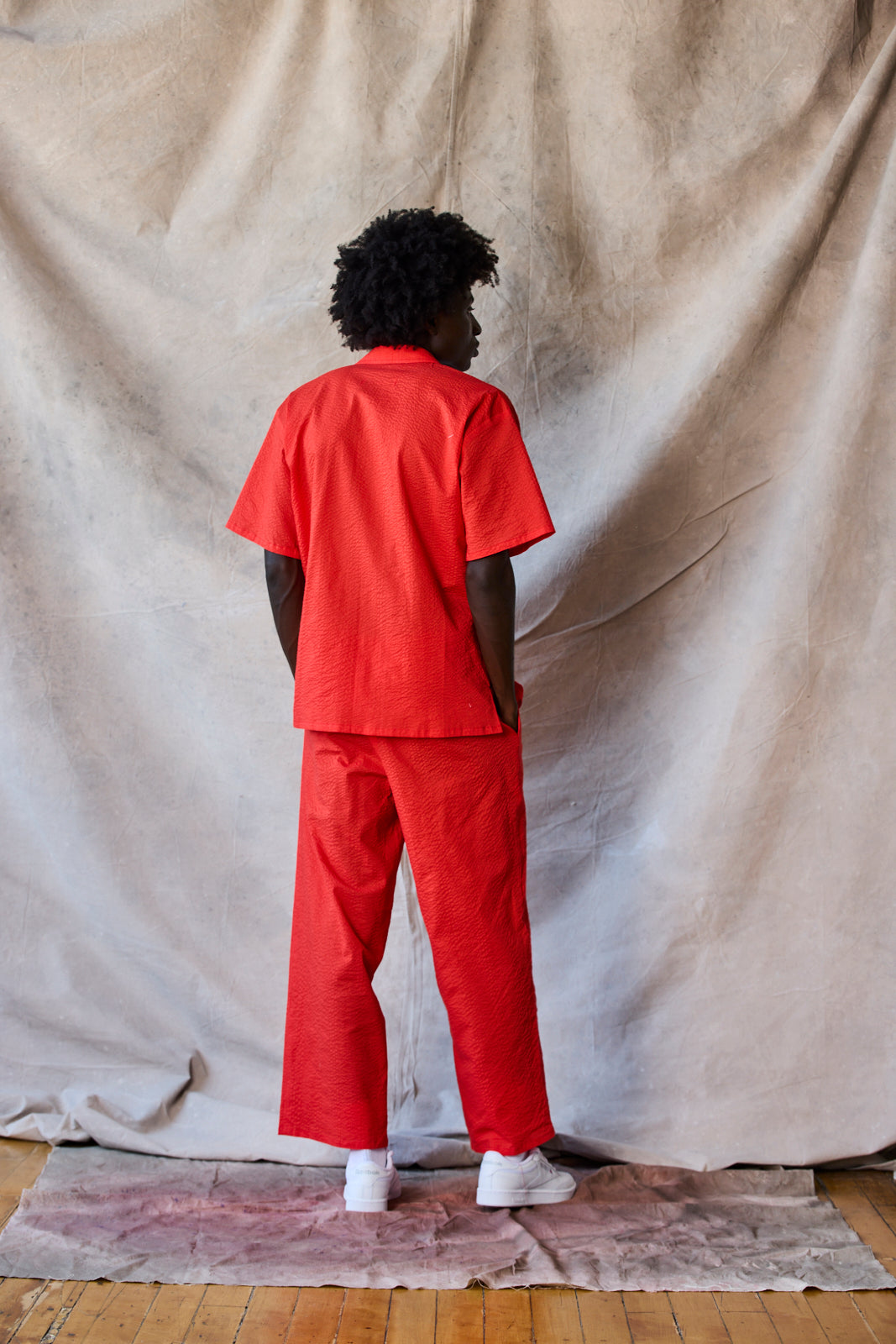 ドローストリングパンツ - トマト