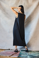 Chemise Shift - Sandwashed Black