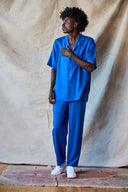 Chemise Slim Col Camp - Lapis