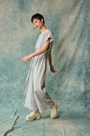 Tie Back Jumpsuit - Oyster