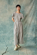 Tie Back Jumpsuit - Oyster