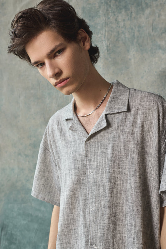 Camp Collar Shirt - Oyster