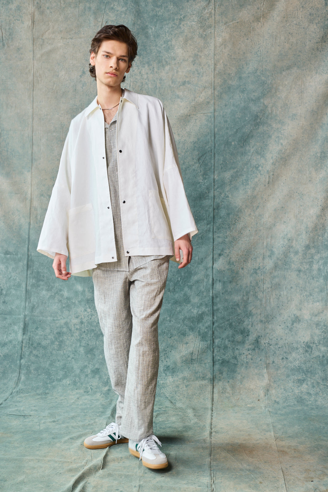 Oversized Shirt Jacket - Paper