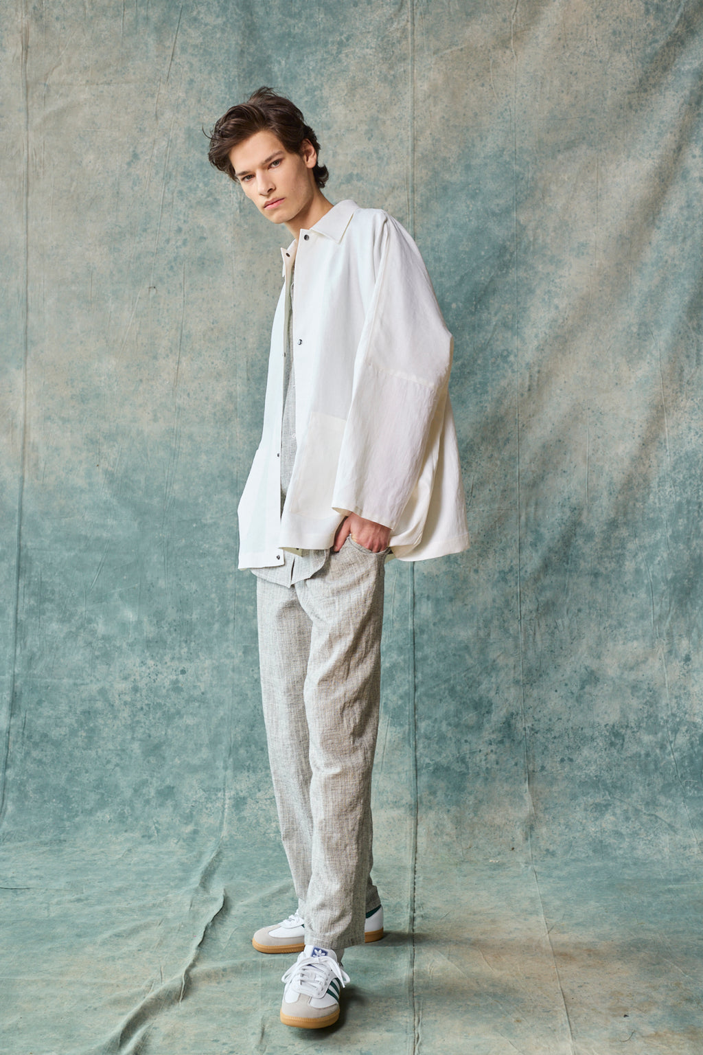 Oversized Shirt Jacket - Paper