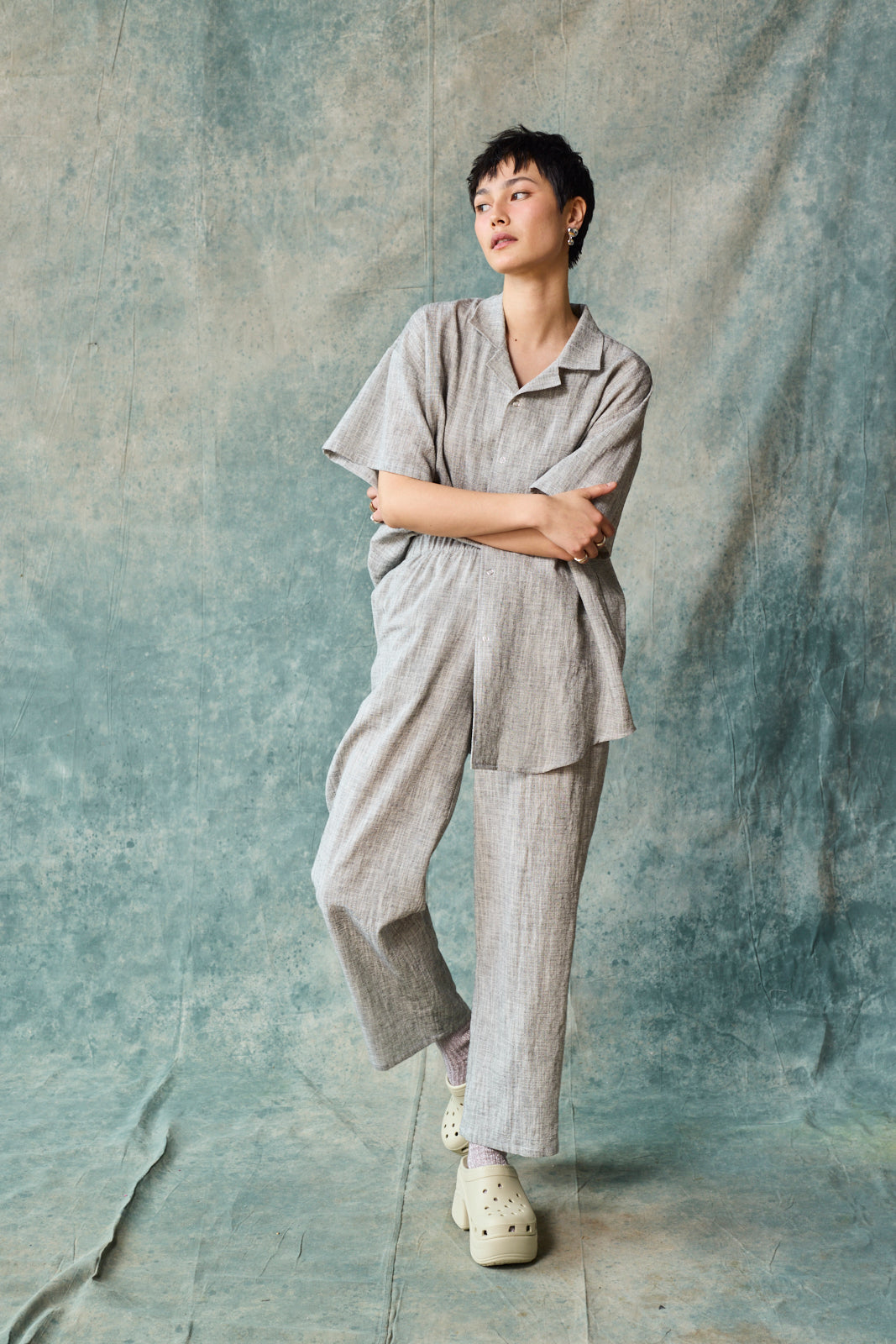 Column Pant - Oyster