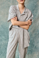 Pantalon colonne - Oyster