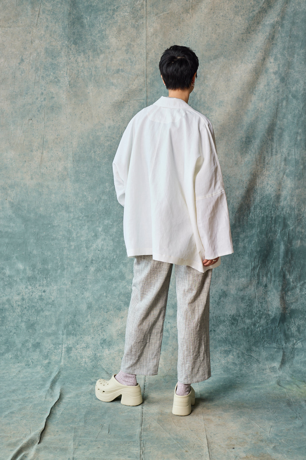 Oversized Shirt Jacket - Paper