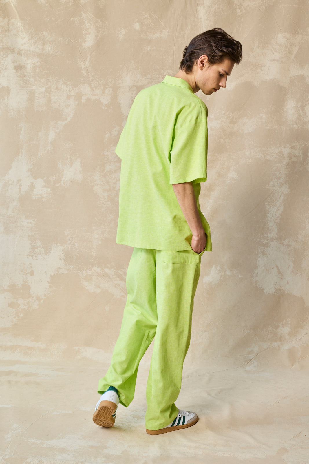 Column Pant - Lime