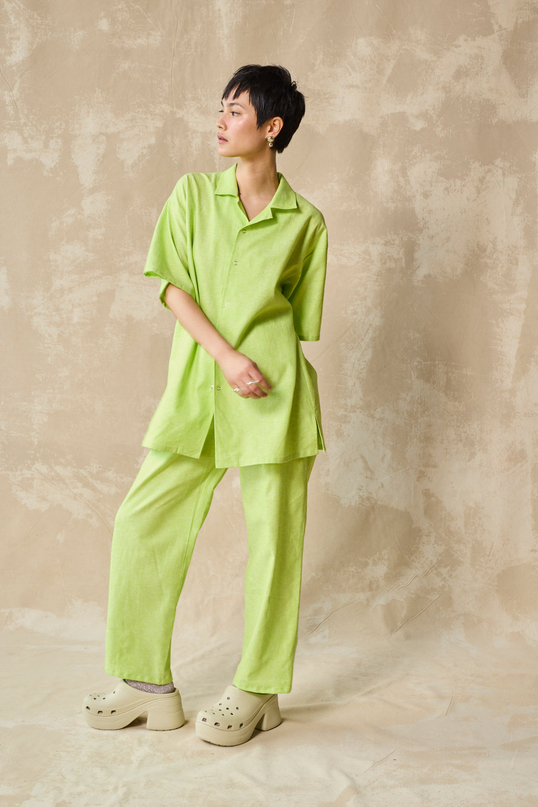 Pantalon Colonne - Citron Vert