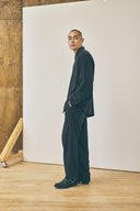 Oversized Snap Shirt - Sandwashed Black