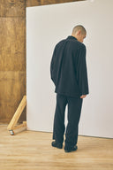 Drawstring Trouser - Sandwashed Black