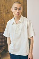 Lapped Collar Shirt - Salt