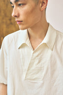 Lapped Collar Shirt - Salt